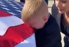 🥲🥲A child crying for his dad who died for US…See more